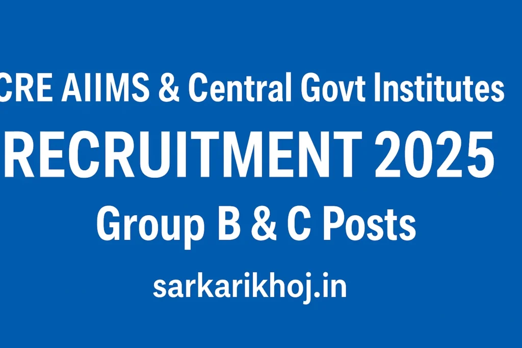 aiims cre group b c