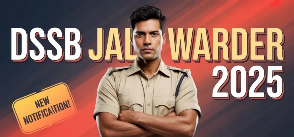 DSSSB Jail Warder and Other Posts Recruitment 2025